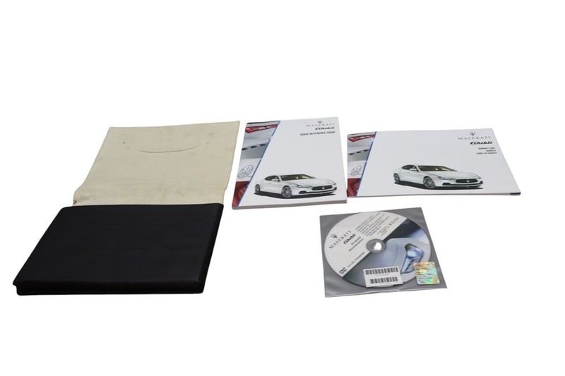 14-17 Maserati Ghibli Owner Owner's Operator User Repair Guide Manual Set Oem