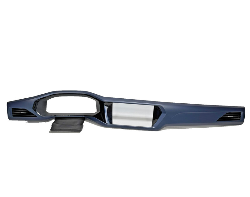 📌 2022-24 VOLKSWAGEN TAOS BLUE RIGHT SIDE DASHBOARD BEZEL MOLDING AIR VENT OEM