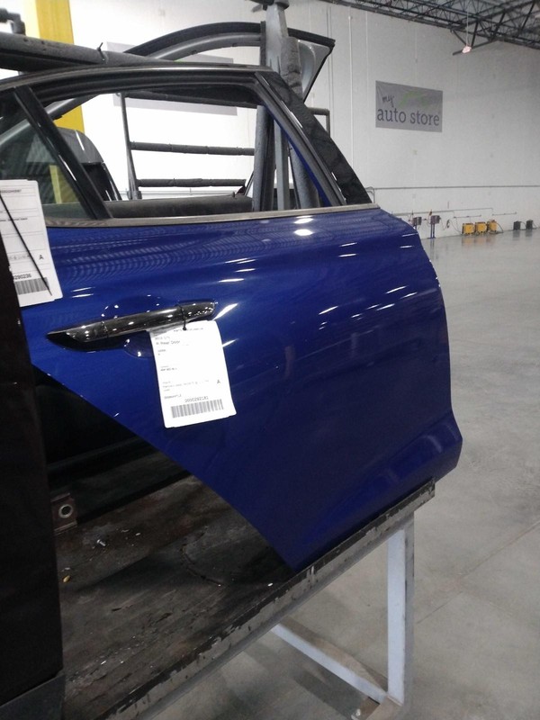 2019 Genesis G70 Rear Right Door Blue - Good Condition, 45k Miles
