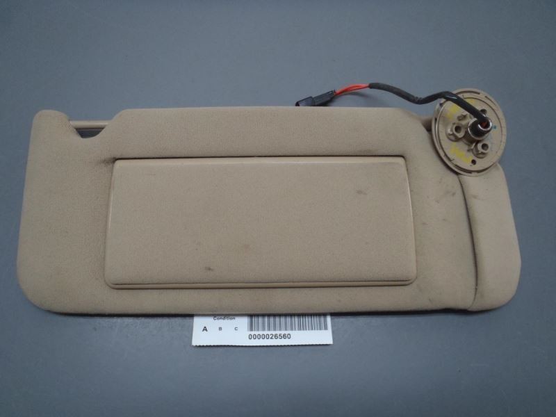 Right Passenger Sun Visor Cashmere 89023282 Fits 2005-2007 Cadillac STS 44000