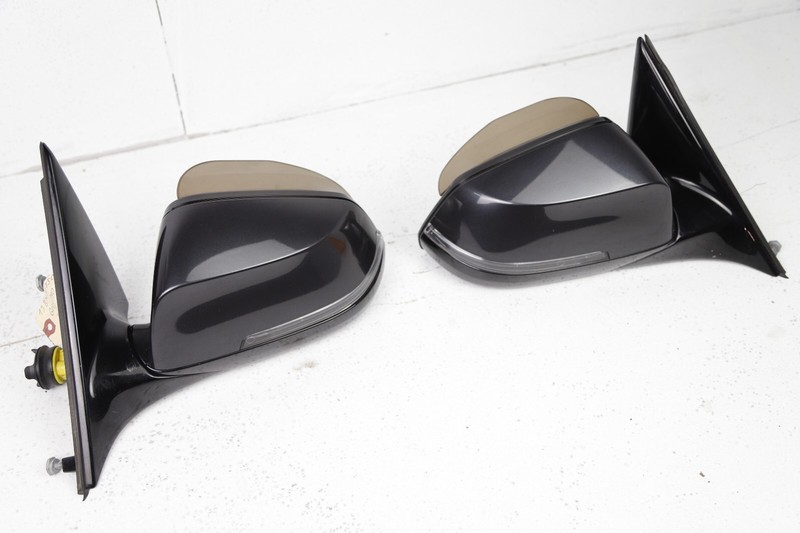 13-15 BMW 750 F01 F02 LCI LEFT & RIGHT AUTO DIM HEATED FOLD MIRROR NO CAMERA B90