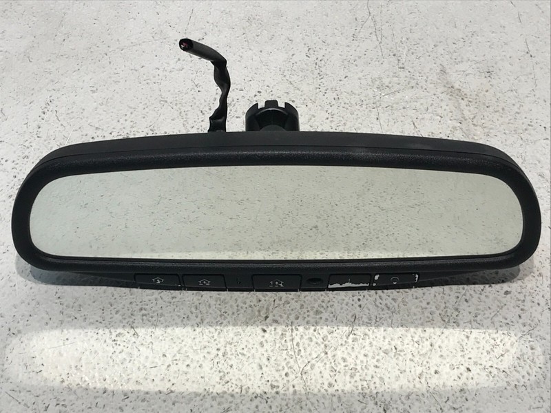 03-07 Nissan Maxima Murano Rear View Mirror Auto Dimming Homelink E11015633