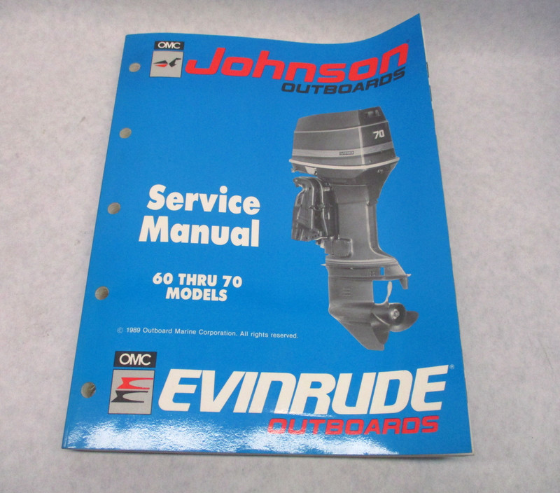 507873 1990 OMC Evinrude Johnson Outboard Service Repair Manual 60-70 HP ES