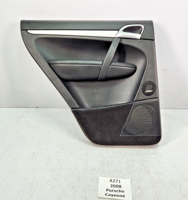 ✅ 03-10 OEM Porsche Cayenne 957 Rear Left Driver Side Interior Door Panel Trim