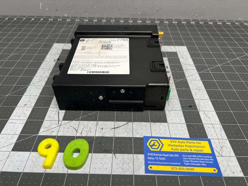 2014 Cadillac ATS SATELLITE RADIO RECEIVER CONTROL MODULE OEM 13592798