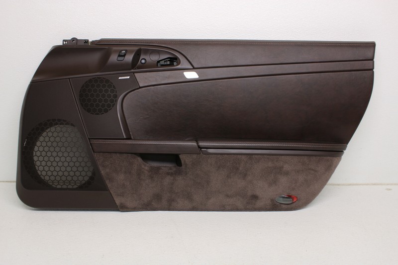 Porsche Cocoa Brown Right Leather Door Panel Card Boxster Genuine Oem 2005-2012