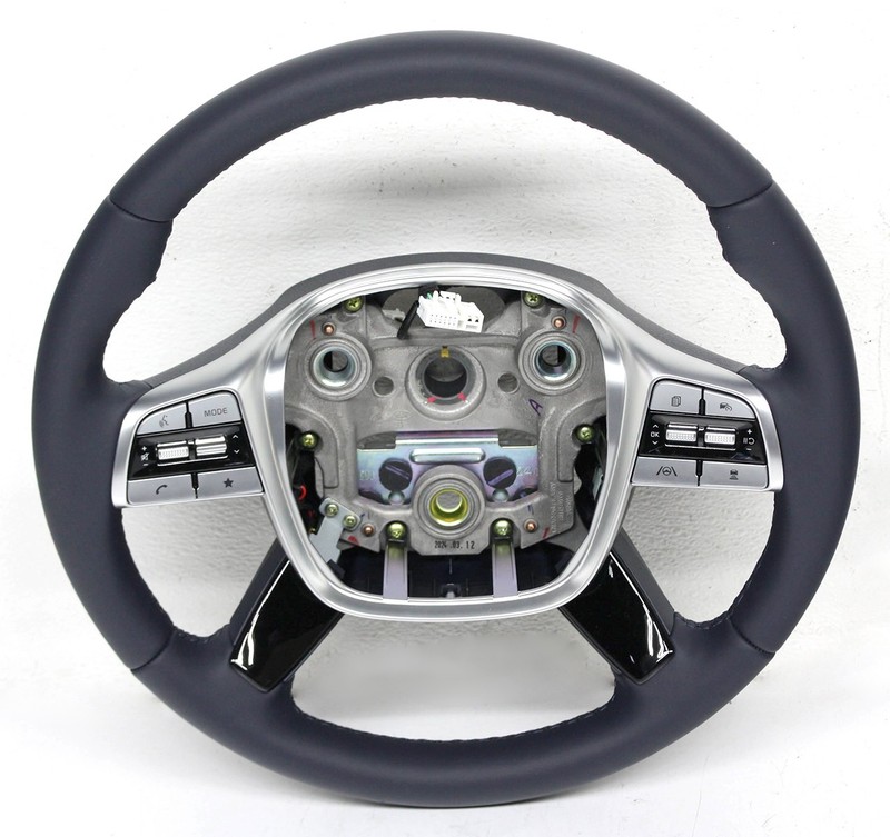 OEM Steering Wheel For KIA Telluride Navy Blue OTP 56100-S9720-OTP, Leather Cut