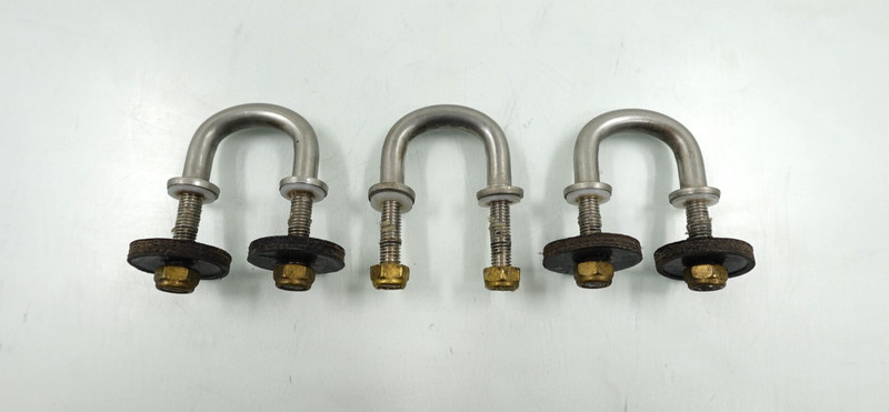 2010 Sea-Doo RXT-X 260 OEM U-Clamp Tow Hooks Set 292000011 292000933