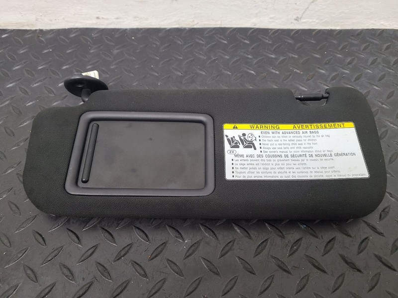 21-24 Toyota Venza Left Driver Sun Visor Black OEM 74320-48510-B2