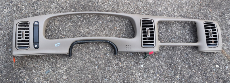 97-05 BUICK PARK AVENUE DASH INSTRUMENT CLUSTER SPEEDOMETER TRIM BEZEL LIGHT TAN