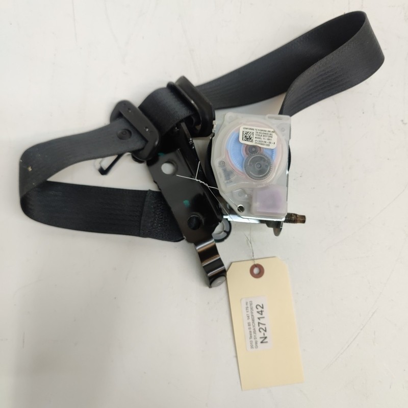 12-16 Tesla Model S REAR SEAT BELT RETRACTOR LEFT BLACK 1023136-00-C 27142 B120