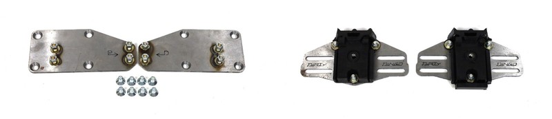 LS Swap Motor Mount Kit 67-92 Camaro Firebird SBC Clamshell Dirty Dingo Style