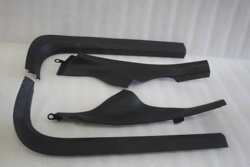 2020 2021 CADILLAC CT5 FRONT REAR DOOR SILL SCUFF PLATE TRIMS 4 PIECES BLACK H2G