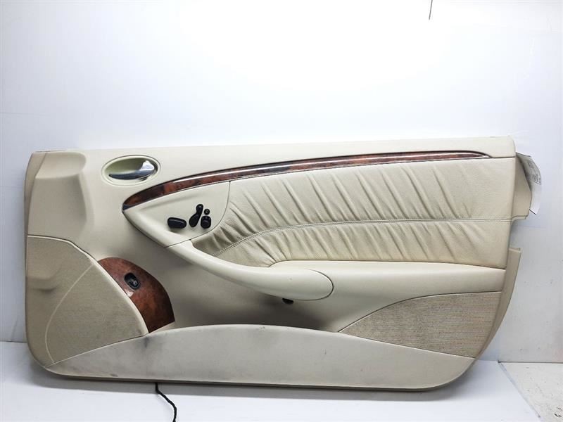 Mercedes 209 CLK Right Door Panel Trim Cover Card Beige Passenger Side
