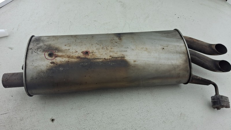 2019-2021 VOLKSWAGEN JETTA REAR EXHAUST SYSTEM MUFFLER OEM 5QM253611K