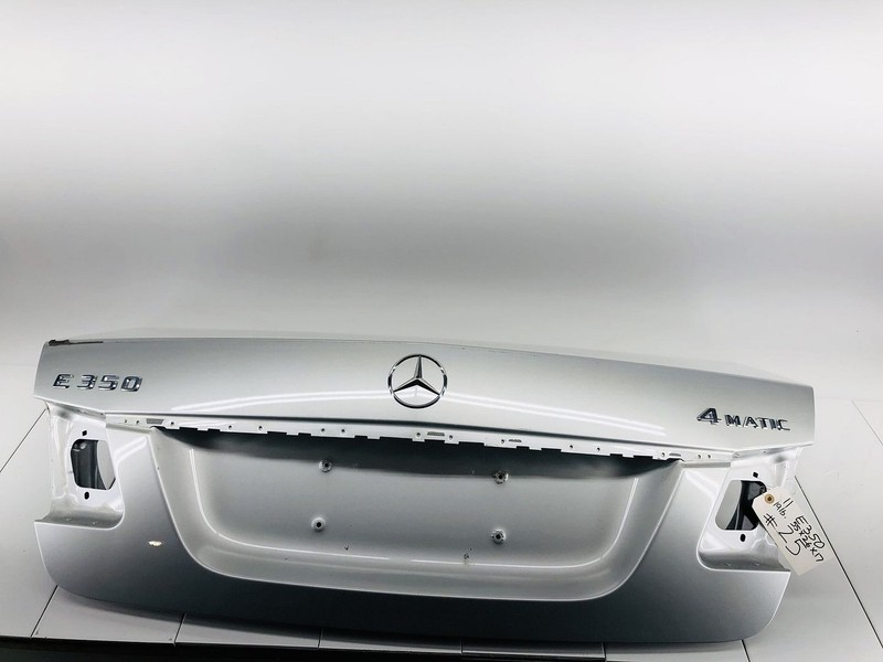 10-16 MERCEDES BENZ E350 TRUNK DECK COVER LID IRIDIUM SILVER METALLIC OEM #25