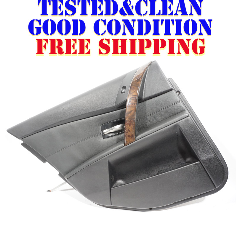 04 05 06 07 BMW 530i E60 REAR LEFT DRIVER SIDE DOOR PANEL TRIM OEM
