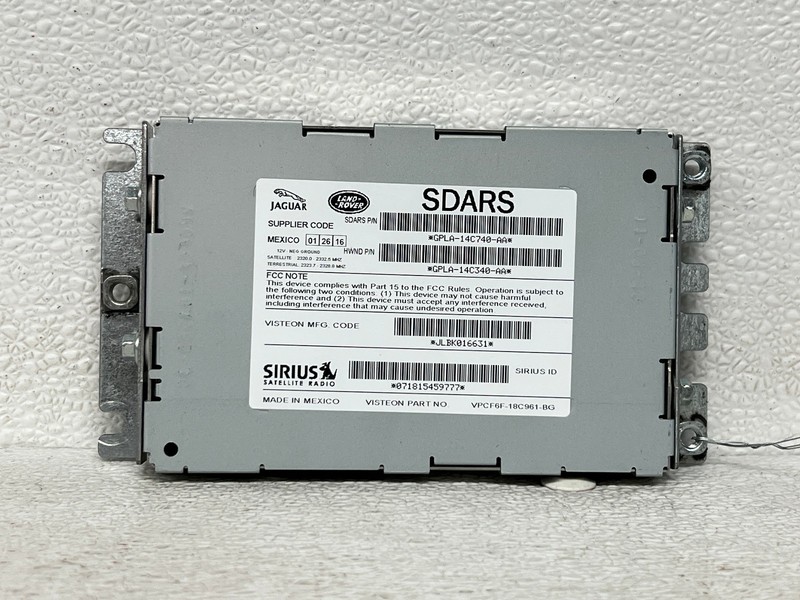 ⭐2014-2016 RANGE ROVER EVOQUE SIRIUS SATELLITE RADIO RECEIVER MODULE OEM LOT2704