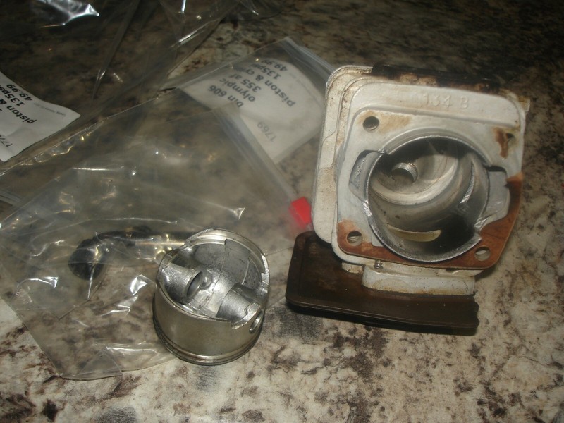 Olympyk 355 afpiston cylinderchainsaw part only bin 606 olympic