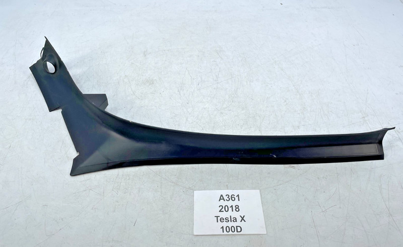 ✅ 16-20 OEM Tesla Model X Rear Right Passenger Trunk Liftgate Trough Trim Cover