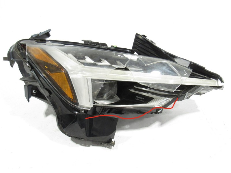 23-25 Polestar 2 2024 Front Right Pass LED Headlight Light Lamp FOR PARTS |:Y