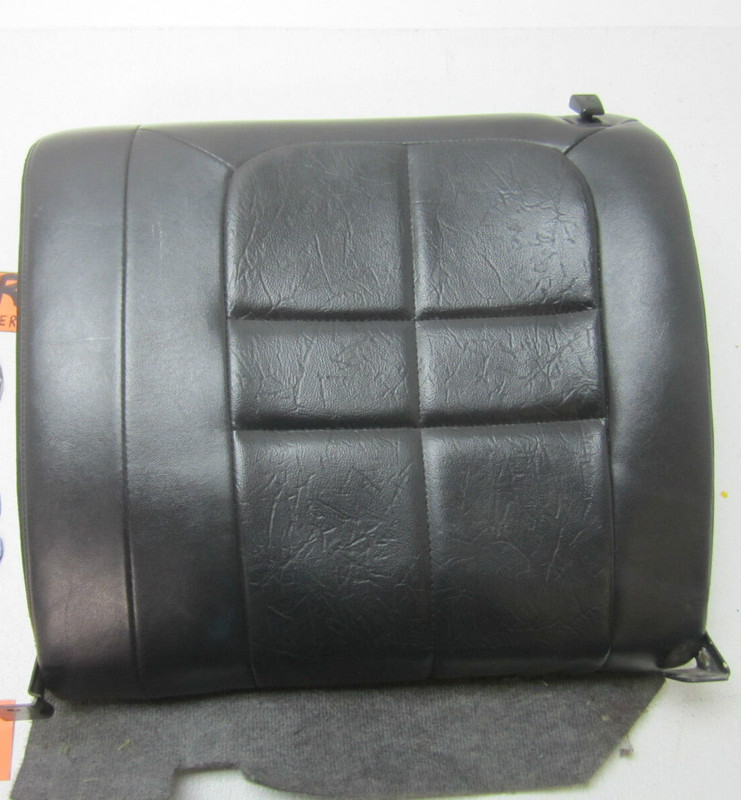 SEAT BACK REAR Driver SIDE CAR TOP UPPER BLACK LEATHER for 99 MITSUBISHI 3000GT