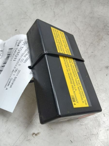 2011 TOYOTA SIENNA 3.5L FWD AT CHASSIS ECM MAYDAY BATTERY CONTROL MODULE