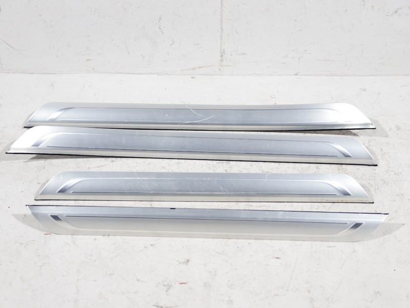 2016-2022 BMW G12 G11 750 FRONT & REAR DOOR SILL STRIP COVER TRIM OEMSET 4