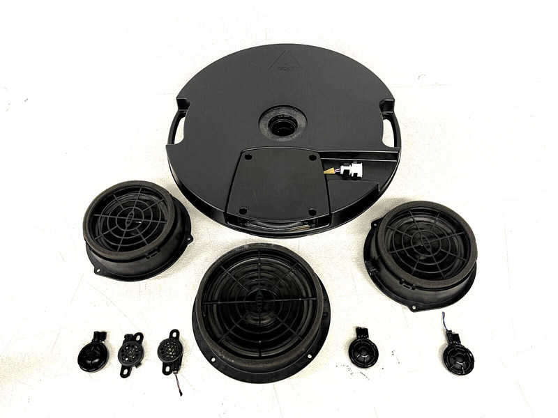 ⭐2015-2018 AUDI Q3 FRONT & REAR SUBWOOFER SPEAKER SET OF 9 OEM LOT2538