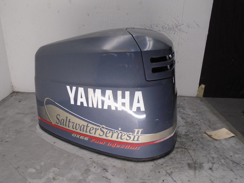 USED YAMAHA 200hp OX66 OUTBOARD TOP COWLING ASSY SALTWATER SERIES II 200 hp HOOD