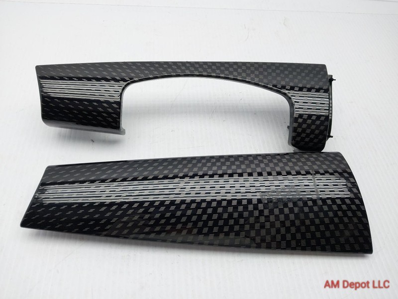 2014 Mini Cooper S F56 F57 Dash Decor Trim Piece Set Left & Right Checkered