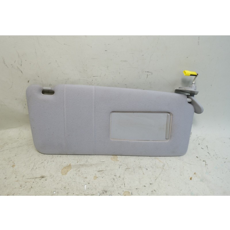 98-03 BMW E39 5-Series E38 Right Front Sun Visor Grey Cloth w/ Mirror OEM