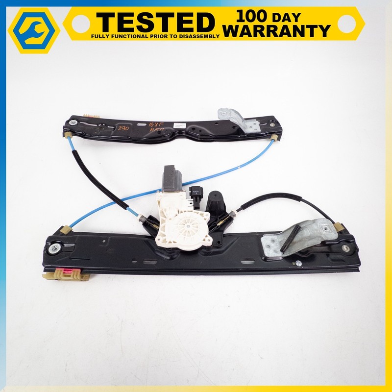 16-23 JAGUAR XF REAR RIGHT PASSENGER SIDE DOOR WINDOW REGULATOR W/ MOTOR OEM