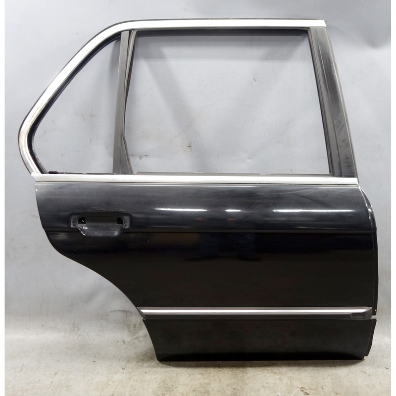 1985-1991 BMW E30 3-Series Sedan Right Rear Door Shell Schwarz Black OEM