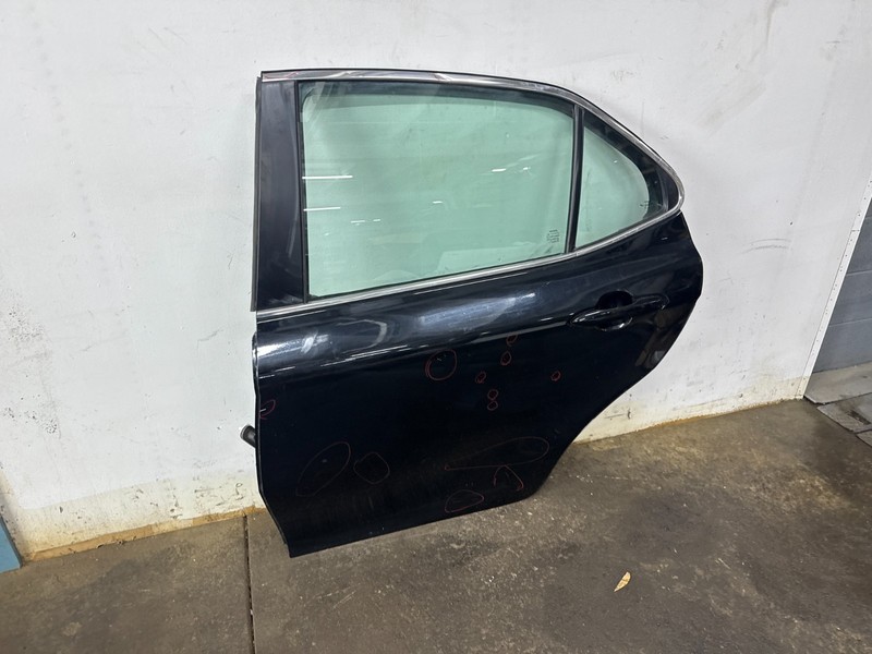 2018 - 2024 TOYOTA CAMRY REAR LEFT DRIVER SIDE DOOR SHELL OEM BLACK