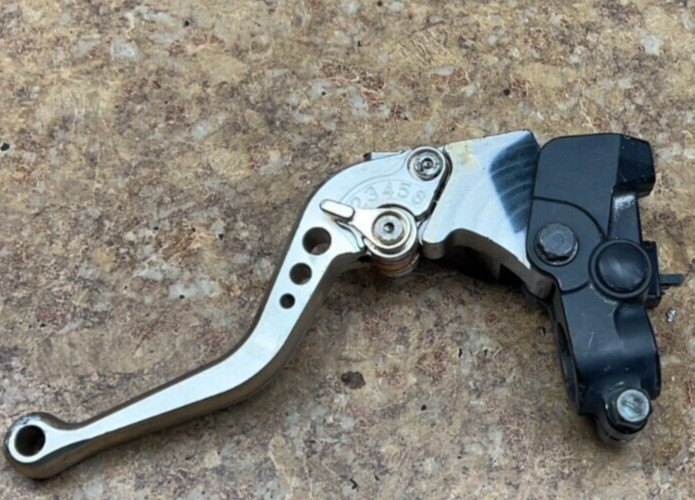 2007 Kawasaki Ninja EX250 Left Hand Front Clutch Lever Mount 07 EX 250 EX250F