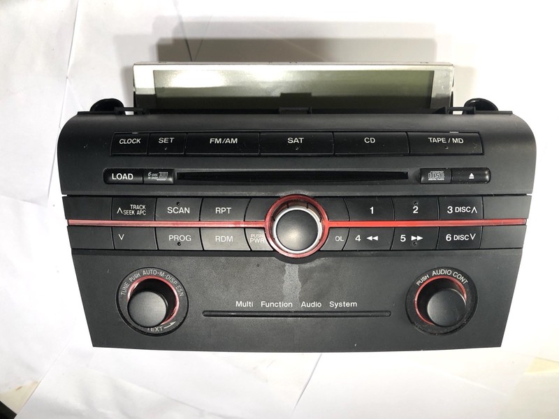2005 Mazda 3 Radio AM FM CD PlayerMULTI FUNCTION AUDIO SYSTEM