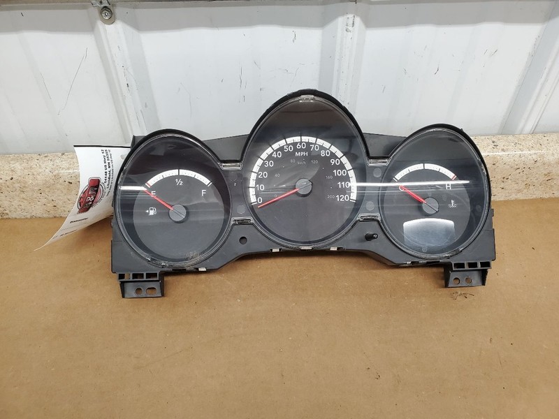 Speedometer Cluster White Numbered Gauges 3 Pod MPH Fits 10 CARAVAN 285741