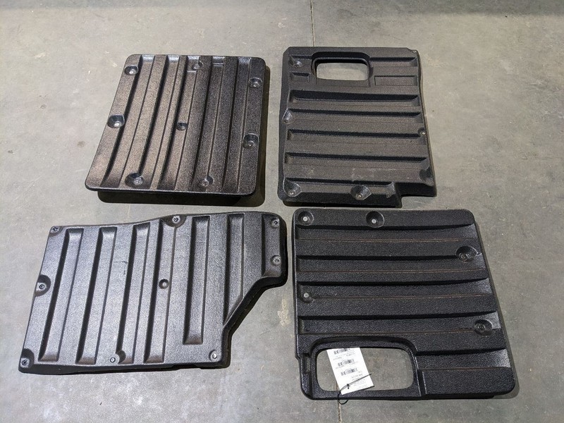 2006-2023 Chevrolet Express Savana Cargo Rear Side Door Panel Cover Set1183675