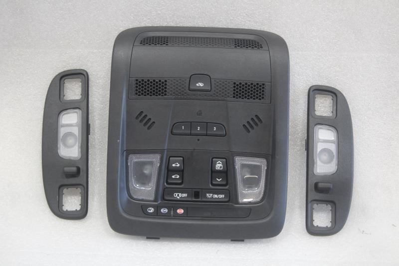 2021 2022 2023 2024 CADILLAC XT5 ROOF CONSOLE WITH DOME LIGHTS BLACK 85588476