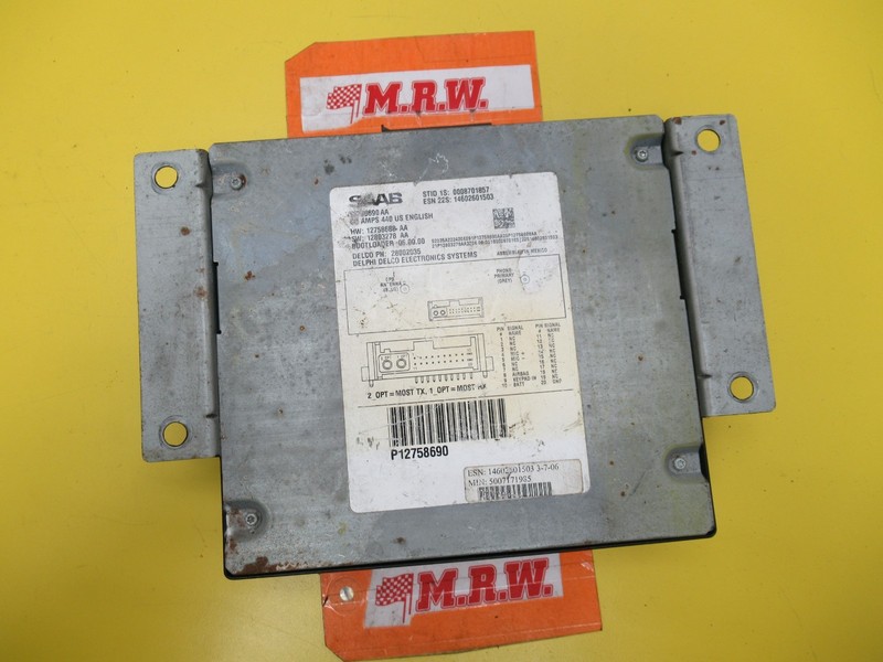 COMPUTERAMP NAVIGATION CONTROL COMMUNICATION CAR BCM ECM for SAAB 9-3 03-07