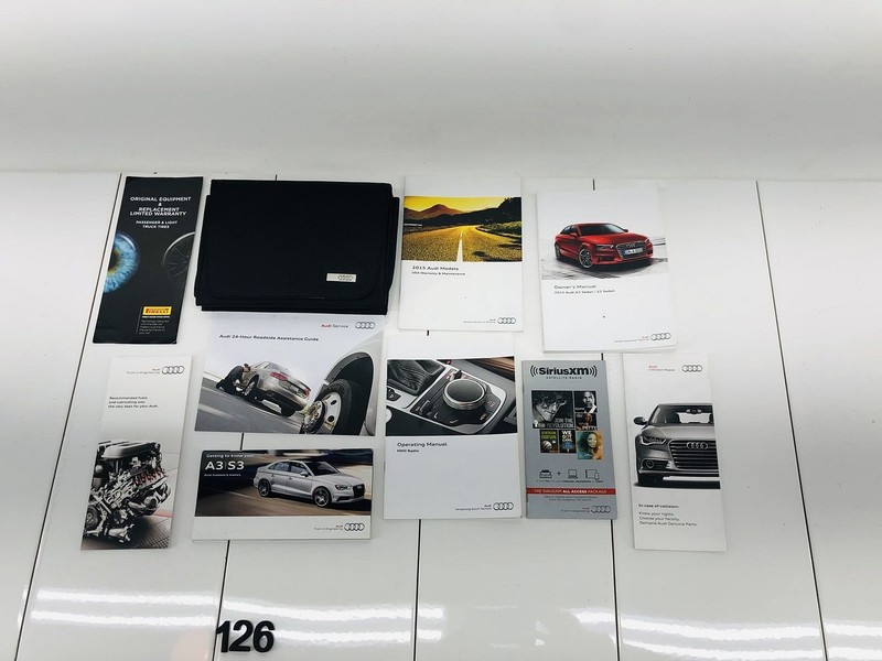 2015 AUDI A3 S3 QUATTRO 8V OWNERS MANUAL GUIDE BOOK W/ CASE OEM
