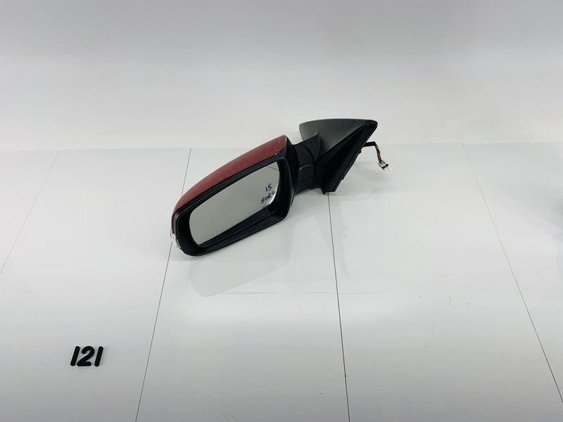 14-15 KIA SORENTO XM LEFT DRIVER SIDE EXTERIOR DOOR MIRROR REMINGTON RED OEM