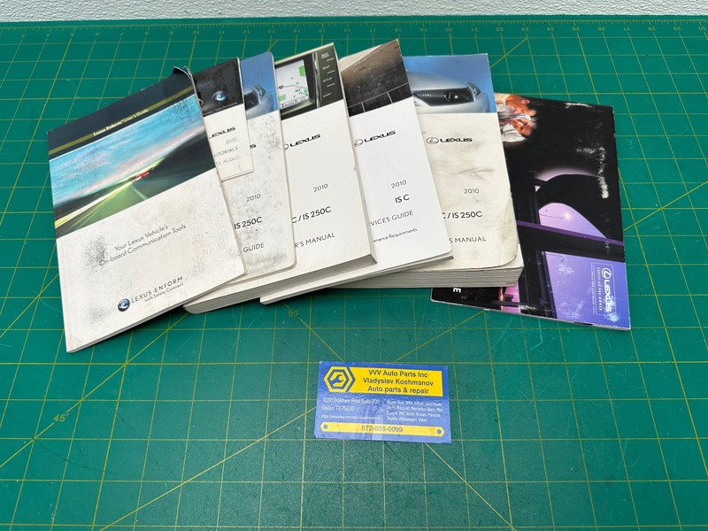 10 Lexus IS250 IS350 OWNERS MANUAL USERS GUIDE HANDBOOK OEM