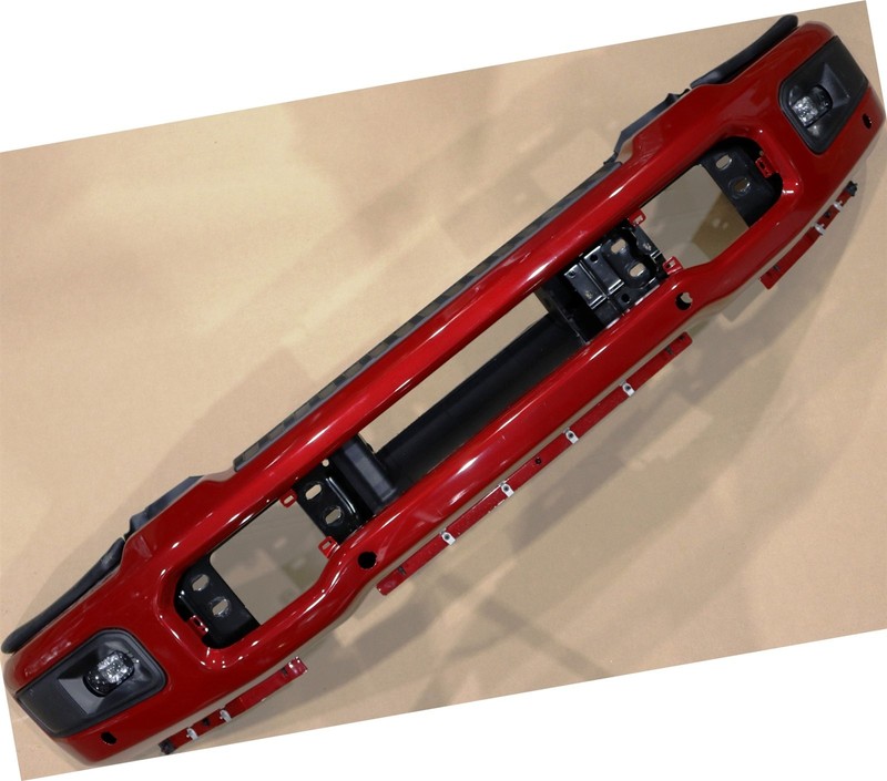 23-25 Ford Super Duty Front Bumper Bar Red Pearl OEM
