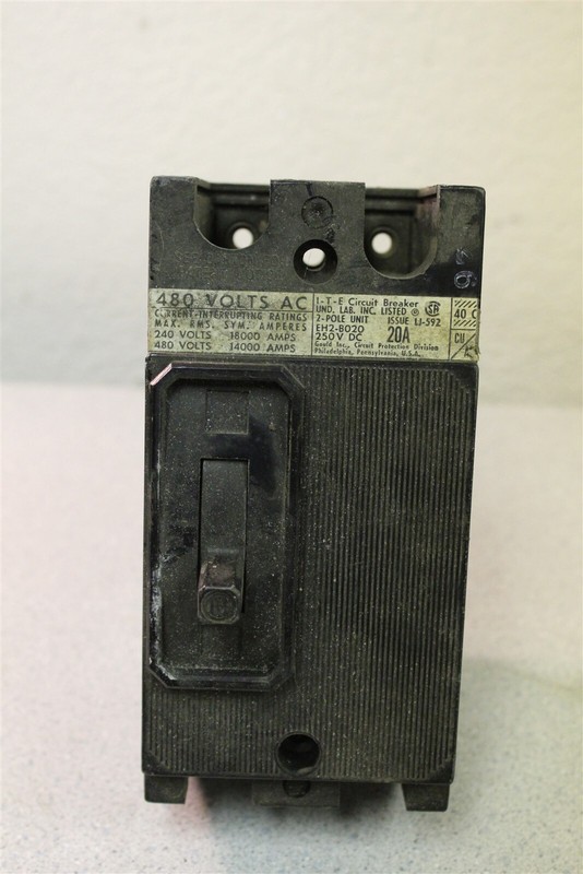 ITE EH2-B020 20A 48V 2-Pole Circuit Breaker *FREE SHIPPING*