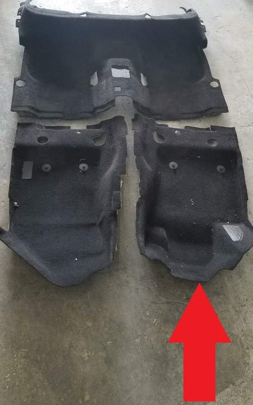 Left Driver Front Floor Carpet Liner Cover 6SR43DX9AA 2019 Jeep Compass 20 2021