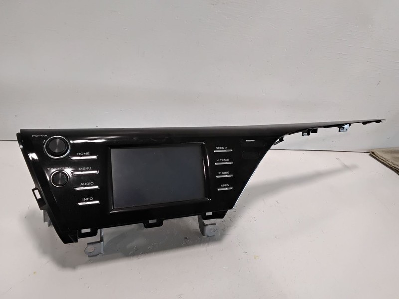 2018 Toyota Camry Radio Display and Receiver ID 86140-06440