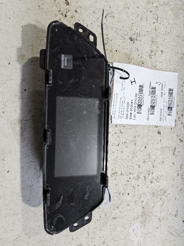 2012-2016 Honda CR-V Upper Dash Mounted Display w/o Navigation US Market LX