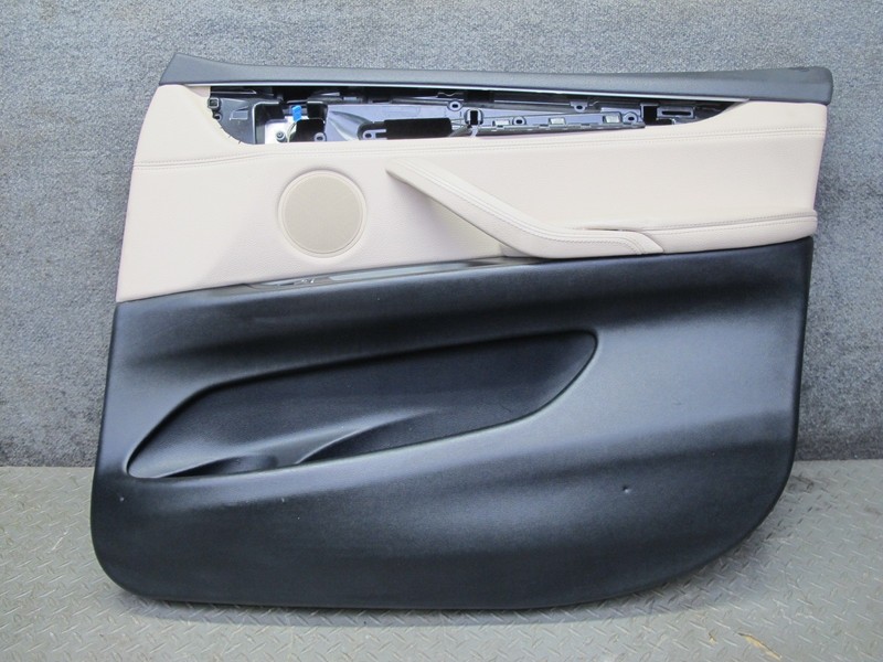 2014-2018 BMW F15 X5 FRONT RIGHT DOOR INTERIOR TRIM PANEL COVER W WINDOW SWITCH